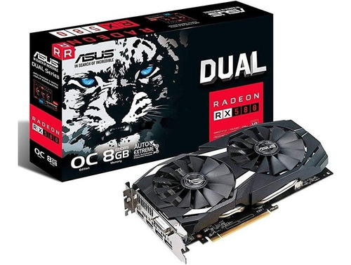 Placa De Video Vga Amd Asus Radeon Rx 580 Oc Edition 4gb Ddr