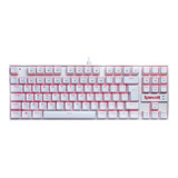 Teclado Gamer Redragon Kumara Switch Brown Led Vermelho Abnt