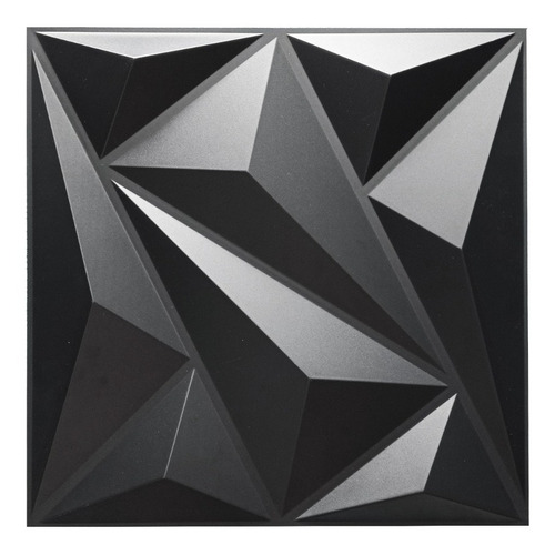Láminas 3d, 4m2, Mountain Black Panel Decorativo Para Pared
