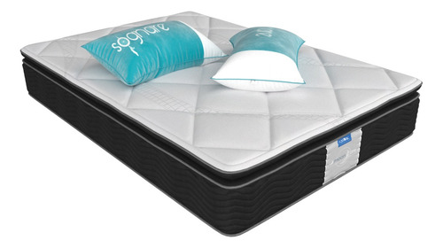 Colchón Queen Size Restonic Confort + 2 Almohadas Sognare