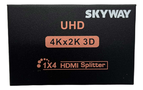 Splitter Hdmi 1x4 1 Entrada- 4 Salidas Full Hd 1080p Skyway