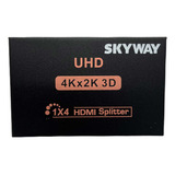 Splitter Hdmi 1x4 1 Entrada- 4 Salidas Full Hd 1080p Skyway