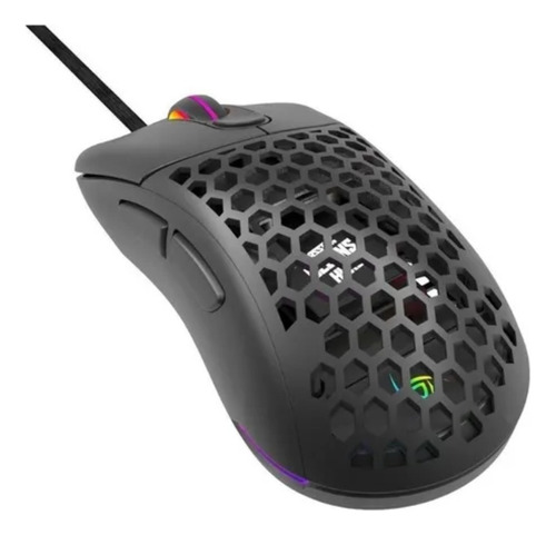 Mouse Gamer De Juego Vsg Aquila Air Negro Mate