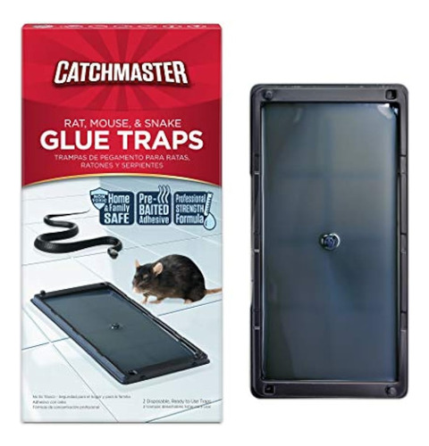 Trampas De Pegamento Para Ratas, Ratones - Catchmaster - X6