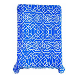 Cobertor Ultrasuave Milo Matrimonial Poliéster Concord Color Azul
