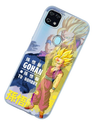 Funda Para Zte Dragon Ball Z Gohan Ssj2 Con Tu Personalizado