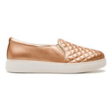 Tenis Casual Flexi Mujer Abullonado Oro - 107705