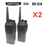 Handy Profesional Motoii M-04 5w 16ch- Ip54 X2 Unidades