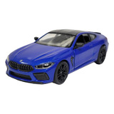 Miniatura Carrinho De Ferro Bmw M8 Coupé Esportivo Coleção