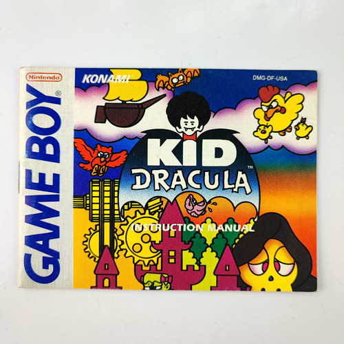 Manual Kid Dracula Nintendo Game Boy