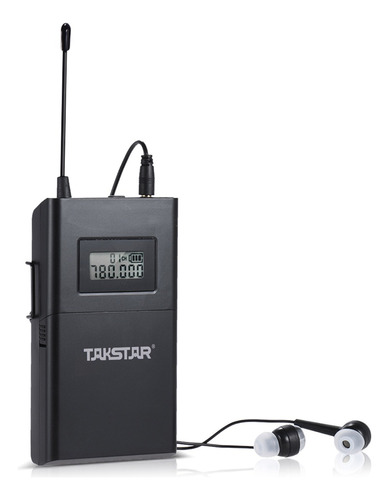 Receptor De Sistema De Áudio Sem Fio Takstar Wpm-200r Uhf Lc