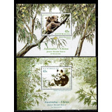 1995 Fauna- Koala Panda- Australia (bloques) Mint