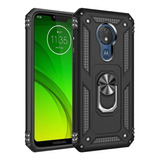 Funda De Grado Militar Para Motorola Moto G7 Power Negra