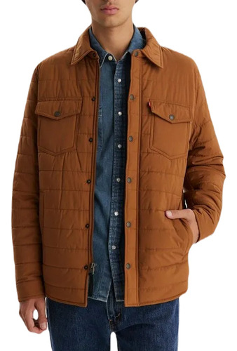 Campera Levis Abrigo Worker Jacket Worker Brown Hombre