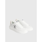 Zapatilla Chunky Cupsole Monologo Blanco Mujer Calvin Klein