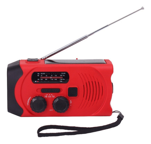 Portátil  Exterior  Radio De Emergencia Con Linterna Led