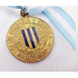 Medalla Antigua Club Gimnasia Y Esgrima Rosario Futbol Rugby