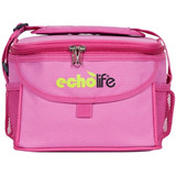 Bolsa Térmica Echolife Rosa 5 Litros Com Alça Ajustável