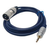 Cable Plug Auxiliar Trs 3,5mm A Canon Xlr Macho 1,8 Metros