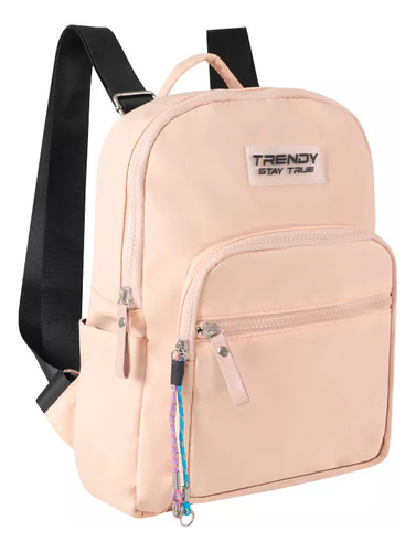 Mochila Mujer Trendy Urbana Escolar Mini Tiras Ajustables 