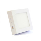 Plafon 6w Led Quadrado Sobrepor Maxtel Branco Frio Luminaria