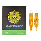 Caja Cartuchos Tattoo Yellow Dragonfly Magnum 1219 M1