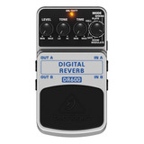 Pedal De Efeito Behringer Digital Reverb Dr600  Cinza