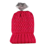 Gorro Invierno Para Dama Gorros Frío Tejido Dama Pompón