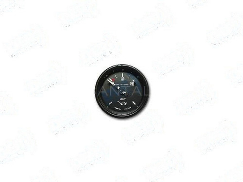 Reloj Presion Aceite Fondo Negro C/sensor 80lbs/p2 24v D52mm