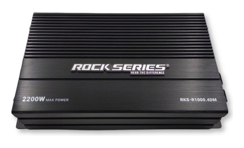 Mini Amplificador 4 Canales Clase D Rock Series Rksr1000.4dm