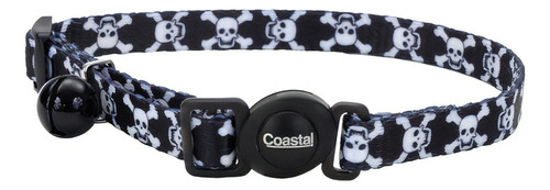 Collar Coastal Fashion Para Gatos Coloridos Con Sonido Tamaño Del Collar 20-30cm Nombre Del Diseño Fashion Color Black Skulls