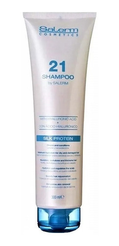 Shampoo Salerm 21 Con Ácido Hialurónico Silk Protein 300ml