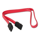 Cable Sata De Datos Para Discos Duro Rojo