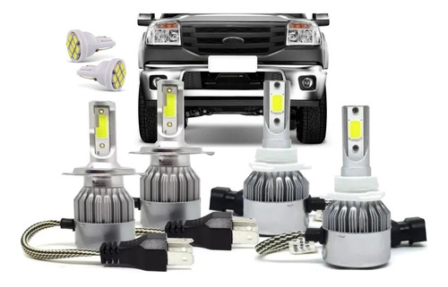 Lâmpadas Ranger 2004 2005 2006 2007 Até 2012 Farol Super Led