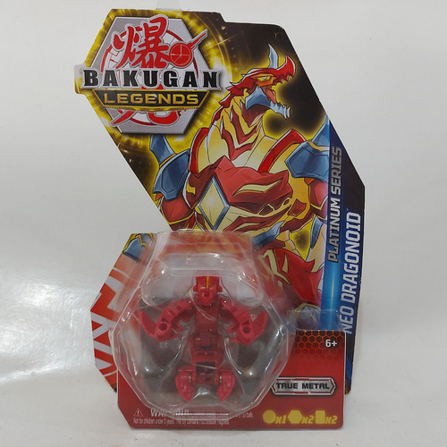Figura Bakugan Legends Neo Dragonoid Platinum Series Spin Ma