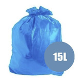 Saco Para Lixo 15l Azul Rolo C/60 Embalixo