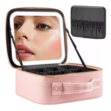 Bolsa De Cosméticos Para Maquillaje Con Espejo Led