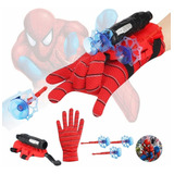 Guantes De Spiderman Con Lanzador De Plástico Para Niños