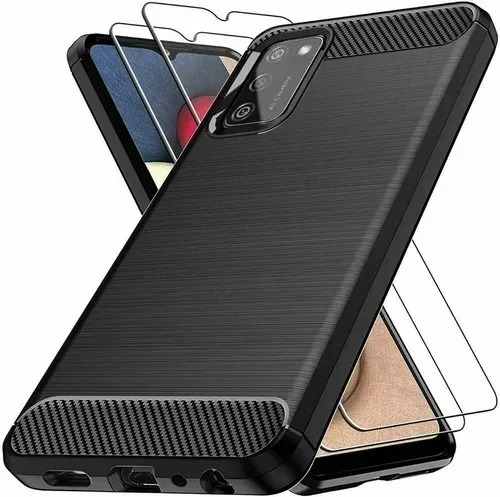 Funda Carbono + Vidrio 9h Para Motorola Elegí Tu Modelo