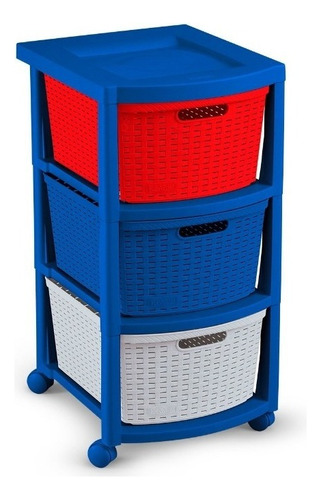 Cajonero Organizador 3 Niveles Rattan Rimax Envio Ya