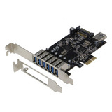 Sedna - Tarjeta Adaptadora Pcie De 7 Puertos Usb 3.1 Gen I (