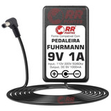 Fonte Carregador P/ Pedaleira Pedal Fuhrmann Rv-1 Reverb 9v