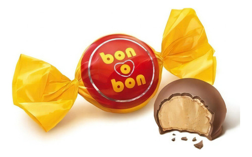 Bombón De Chocolate Con Leche Bon O Bon X 15 Grs