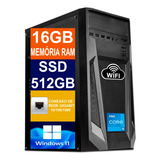 Pc Computador Cpu I5 6500 / Ssd 512gb M2 / 16gb Memória Ddr4