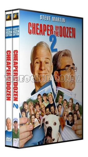 Mas Barato Por Docena Cheaper By The Dozen Saga 2 Dvd Pack