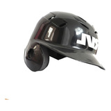 Casco Beisbol Rvl Una Oreja Bateador Zurdo Negro Adulto