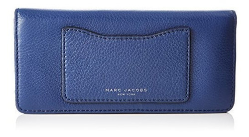 Marc Jacobs Recruit Open Face Wallet, Azul Oscuro