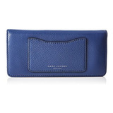 Marc Jacobs Recruit Open Face Wallet, Azul Oscuro