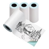 Rollo Papel Adhesivo Impresora Térmica Blanco - 1 Unidad