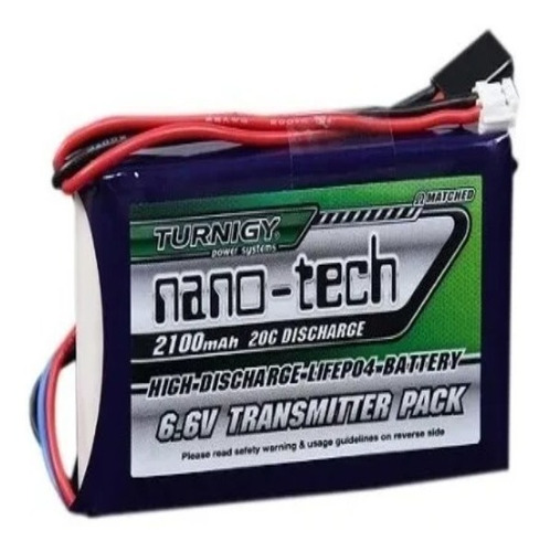 Turnigy Bateria Nano 2100mah 2s1p 6.6v 20-40c Lifepo4 23816